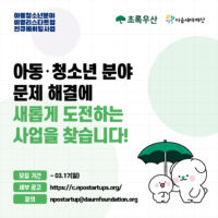 다음세대재단, 초록우산과 아동⋅청소년 분야 초기 비영리조직 육성