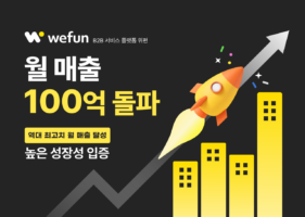 B2B 스타트업 위펀, 월 매출 100억 첫 돌파… 전년 대비 두 배 성장