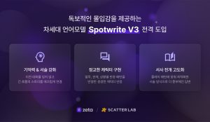 생성형 인공지능 스타트업 ‘스캐터랩’, AI 픽션 플랫폼 ‘제타’(zeta) 업그레이드