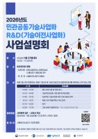 서울테크노파크, 27일 ‘2026년 민관공동기술사업화R&D (기술이전사업화) 사업설명회’ 개최