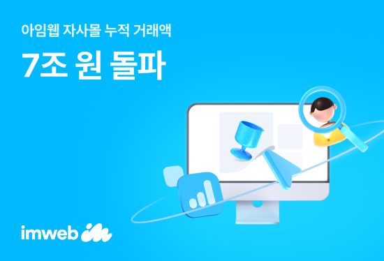 브랜드 빌더 ‘아임웹’, 자사몰 누적 거래액 ‘7조 원’ 돌파
