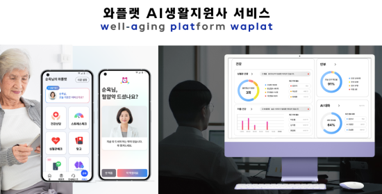 웰에이징 플랫폼 ‘와플랫’, 독거노인종합지원센터와 AI 돌봄 실증 진행
