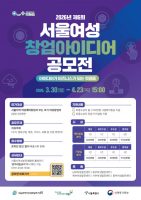서울광역여성새로일하기센터, ‘제6회 서울여성 창업아이디어 공모전’ 개최…총 상금 1,740만 원