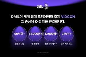 뷰티 크리에이터 IP 솔루션 기업 ‘디밀’, 세계 최대 크리에이터 축제 ‘비드콘’ 최초 K뷰티 파트너십 체결