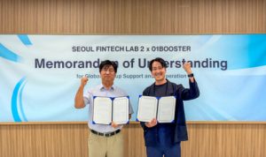 제2서울핀테크랩, 日 01Booster와 한·일 스타트업 해외 진출 지원 MOU 체결