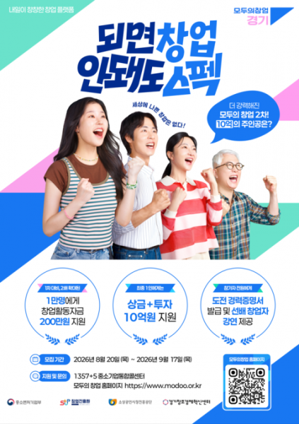 경기혁신센터, ‘모두의 창업 프로젝트’ 2차에 1만 2,166명 접수…전국 최대 규모