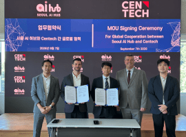 서울 AI 허브, 캐나다 센테크와 맞손…AI 스타트업 북미 진출 전주기 지원