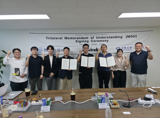 누빈다, 한·일 연구진과 로봇용 초고토크 모터 공동연구 MOU 체결
